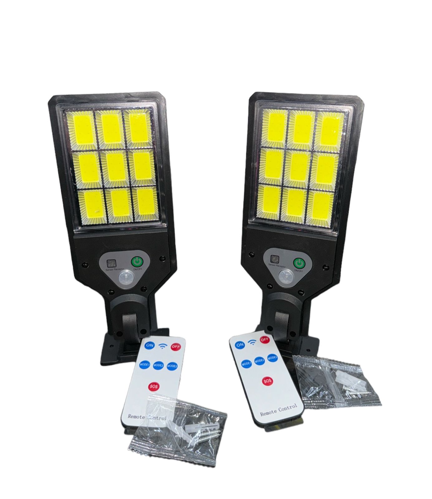 Lampara Reflector Led Con Panel Solar X2